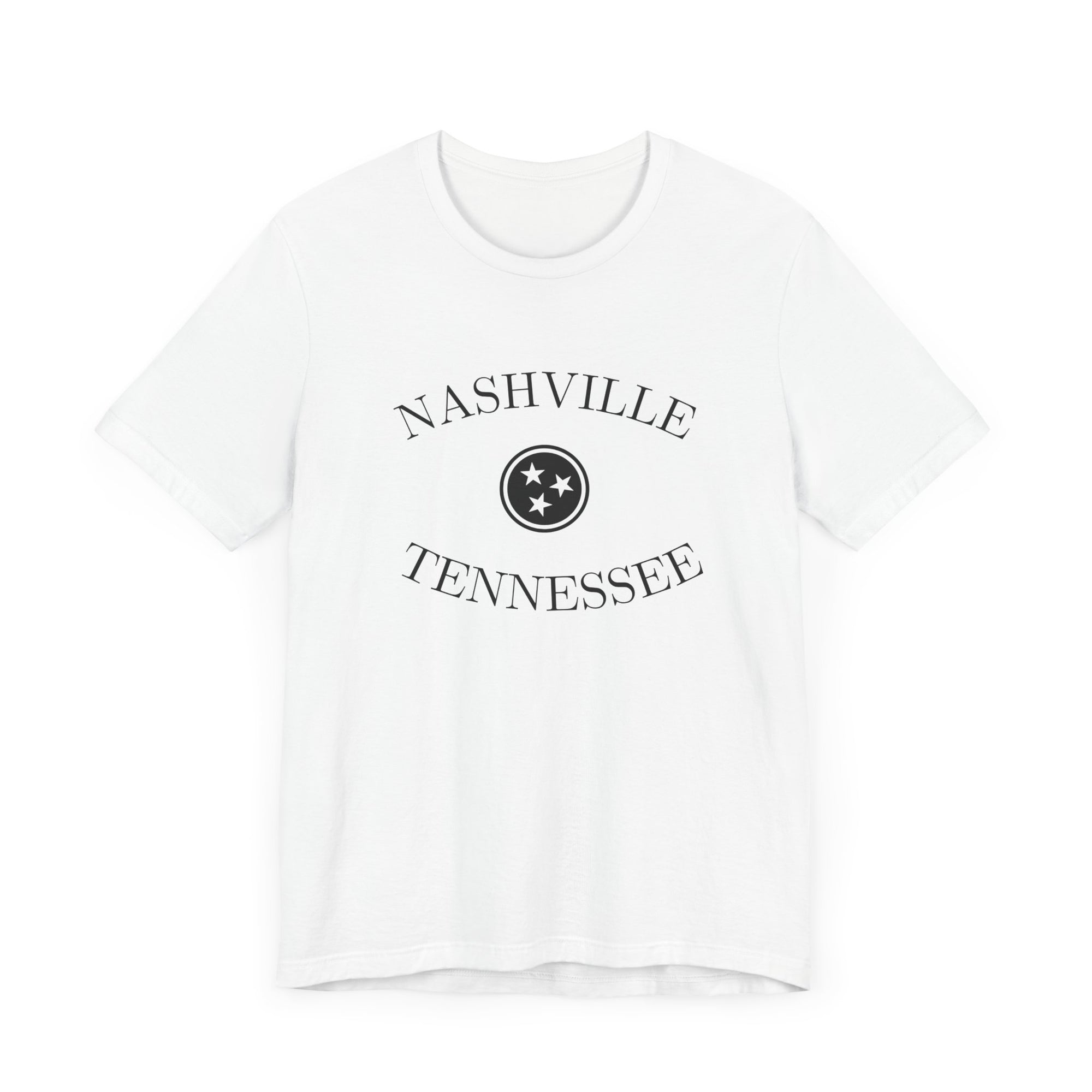 Nashville Tennessee Tri Star White T Shirt