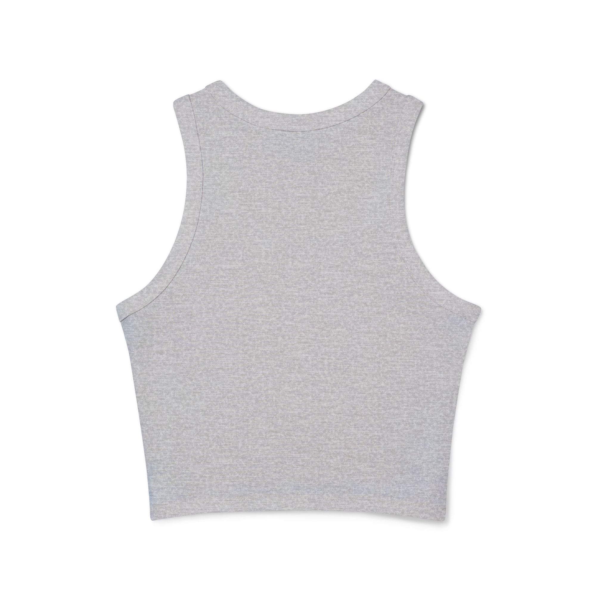 Copy of Orange Tennessee Flag Cropped White Tank Top