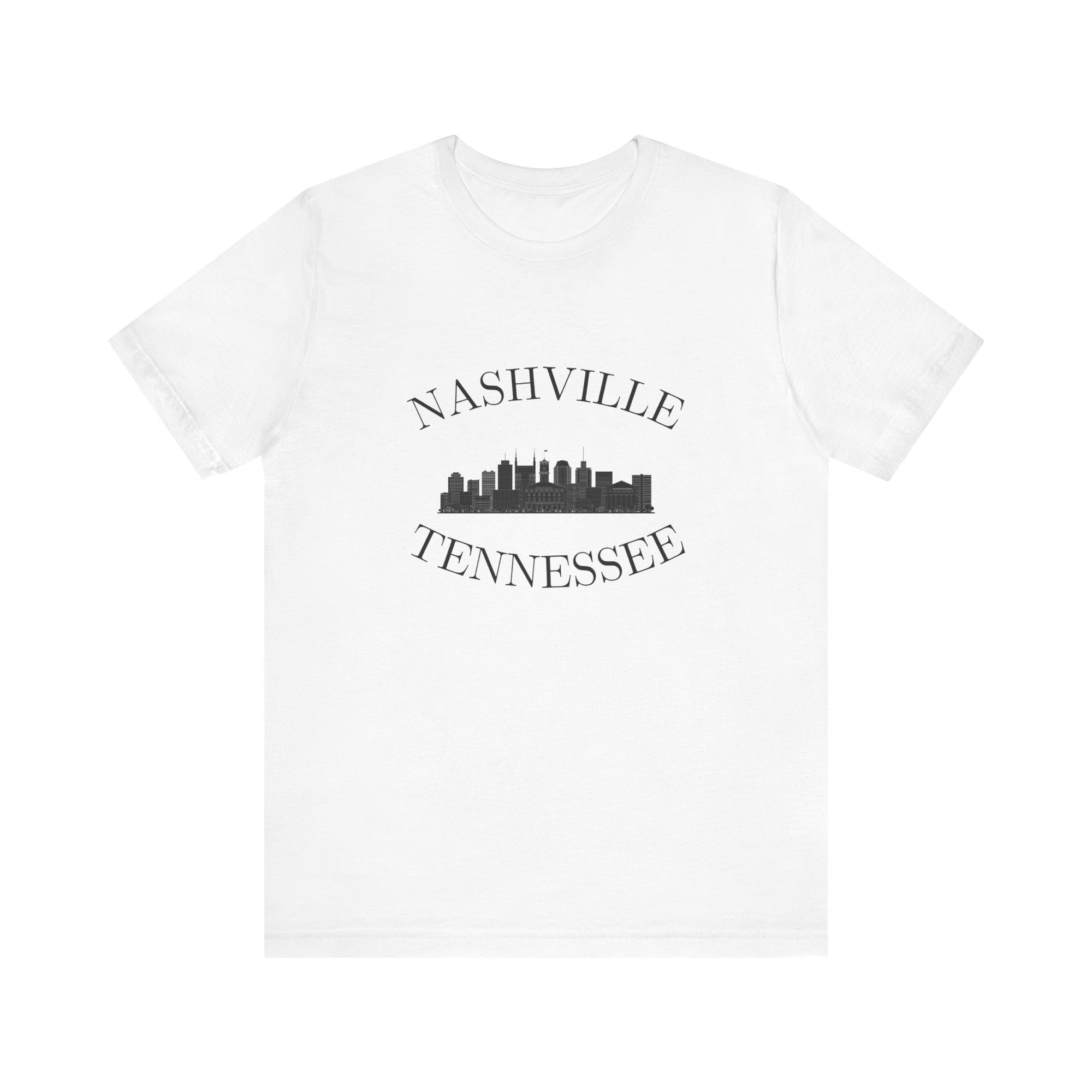 Nashville Tennessee Skyline White T Shirt