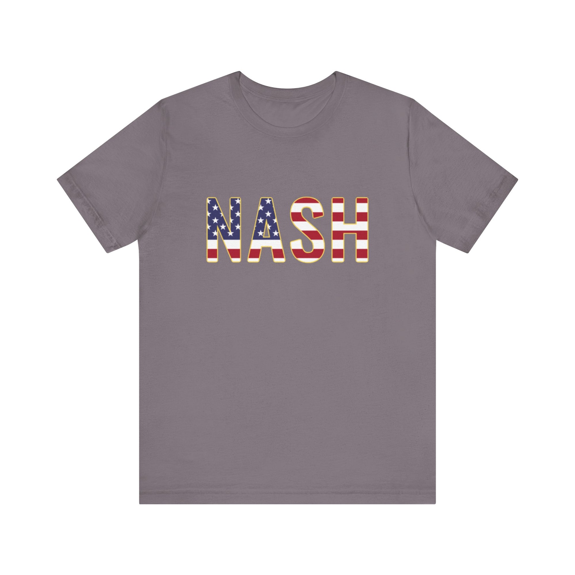 Nash American Flag Gray T Shirt