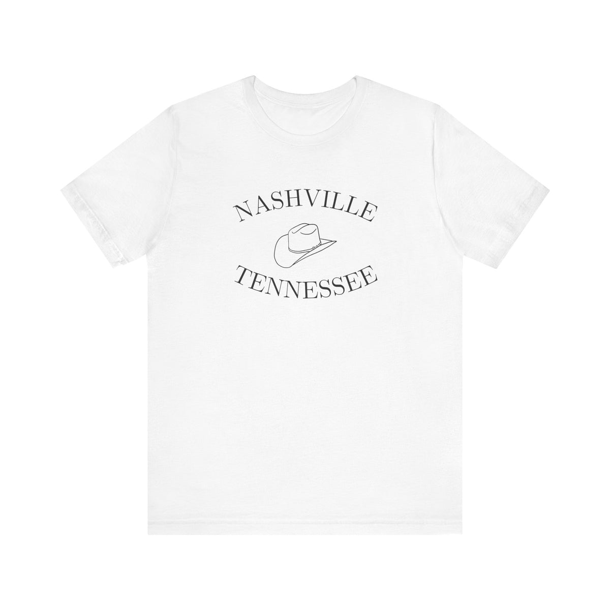Nashville Cowboy Hat White T Shirt