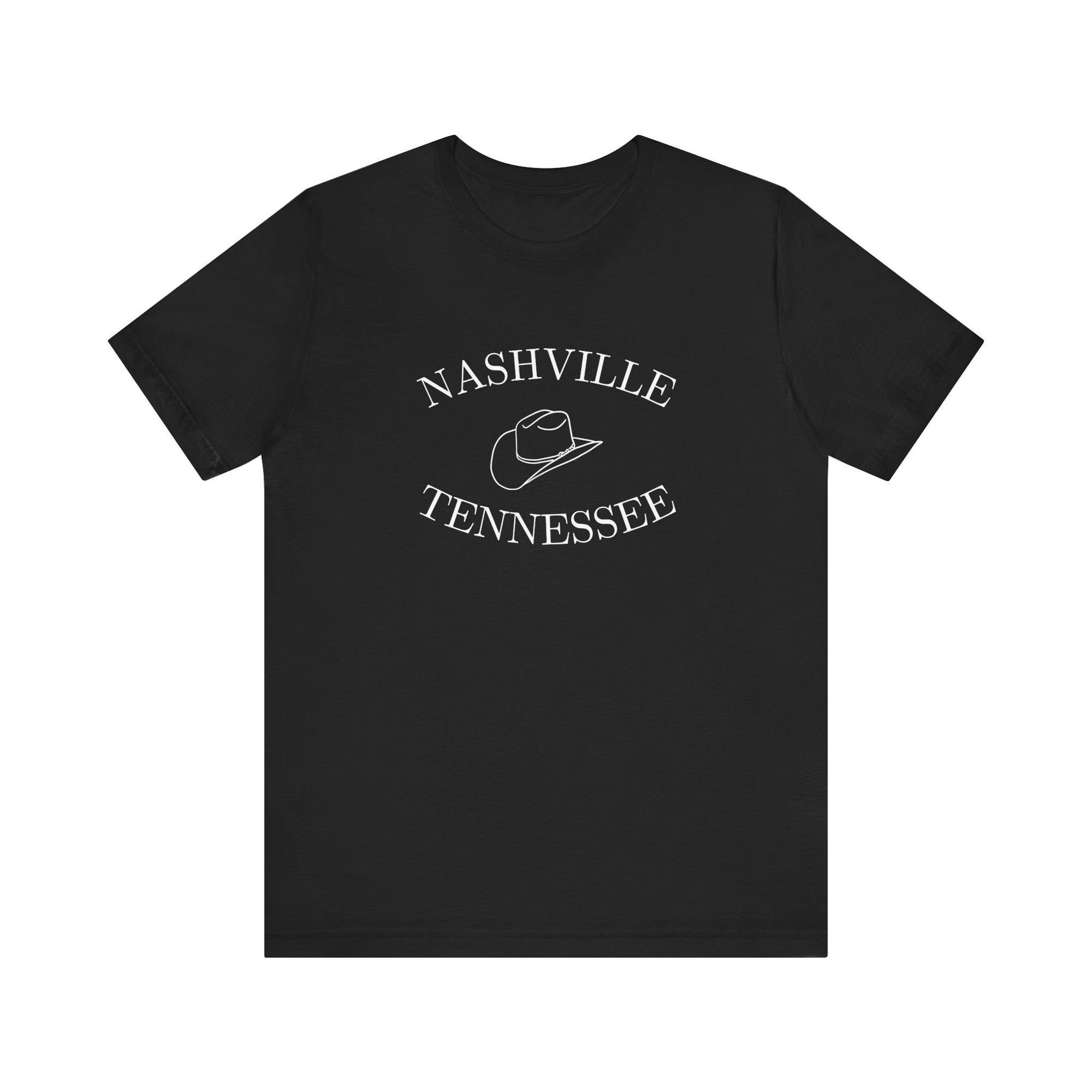 Nashville Cowboy Hat Soft Black T Shirt