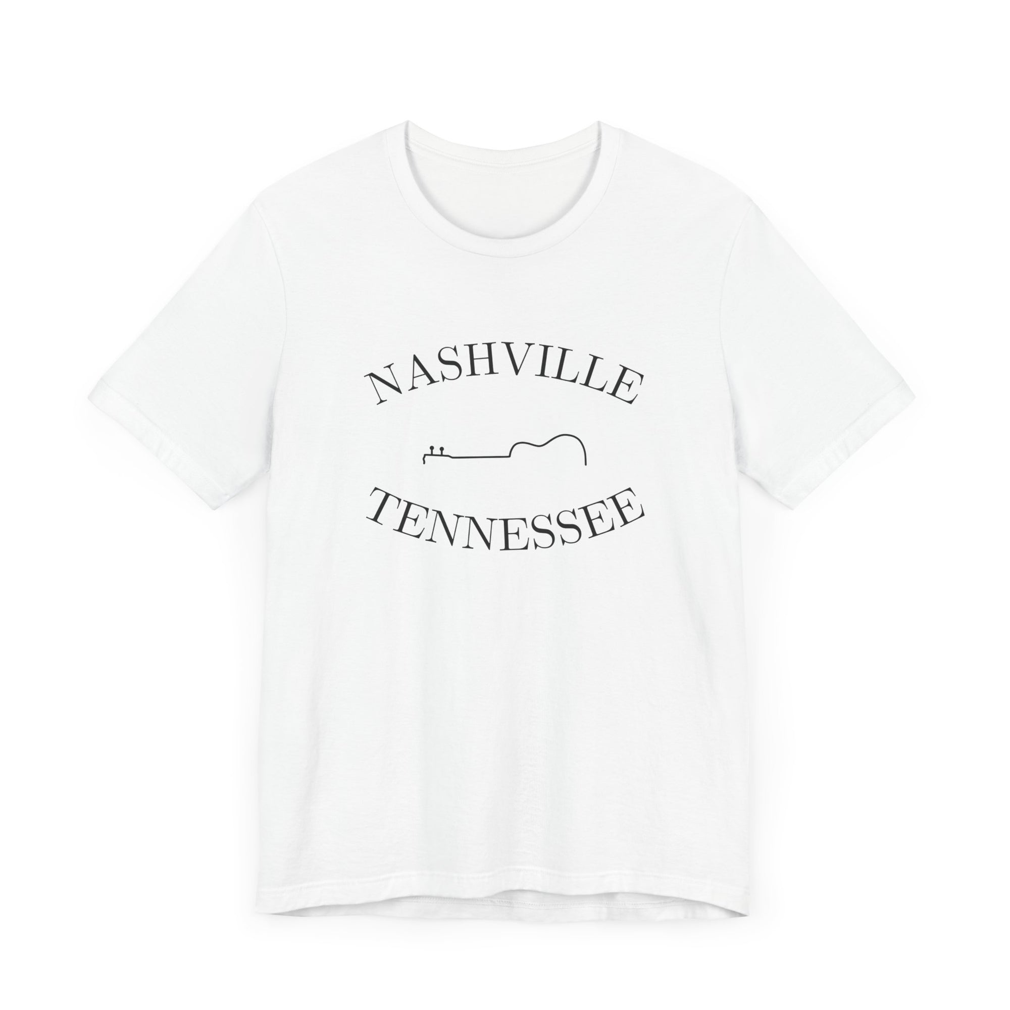 Nashville Tennessee Guitar White T Shirt
