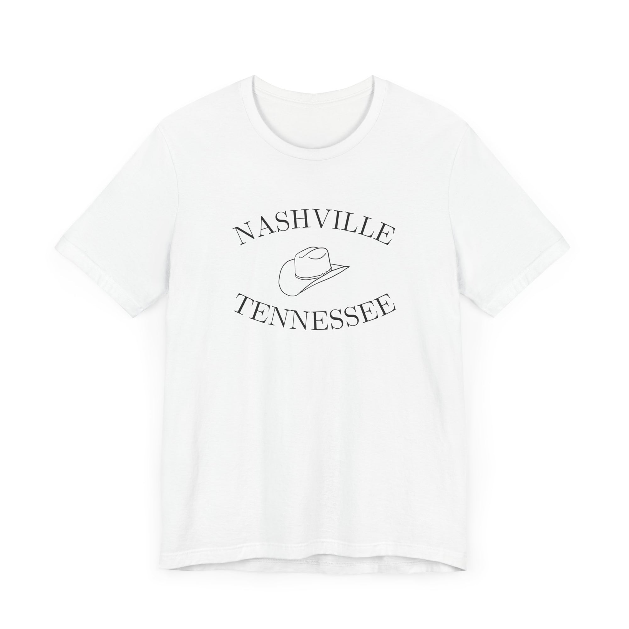 Nashville Cowboy Hat White T Shirt