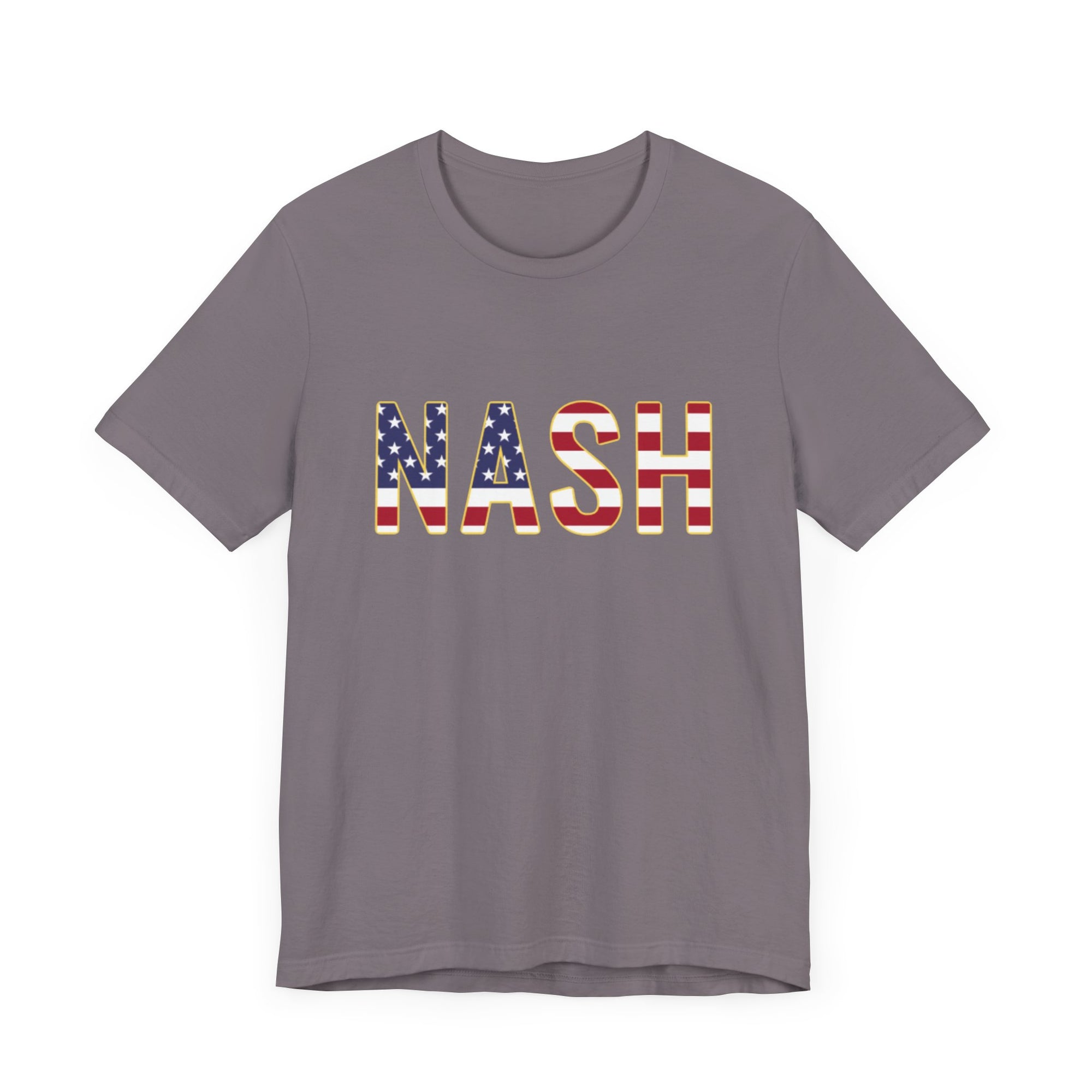 Nash American Flag Gray T Shirt