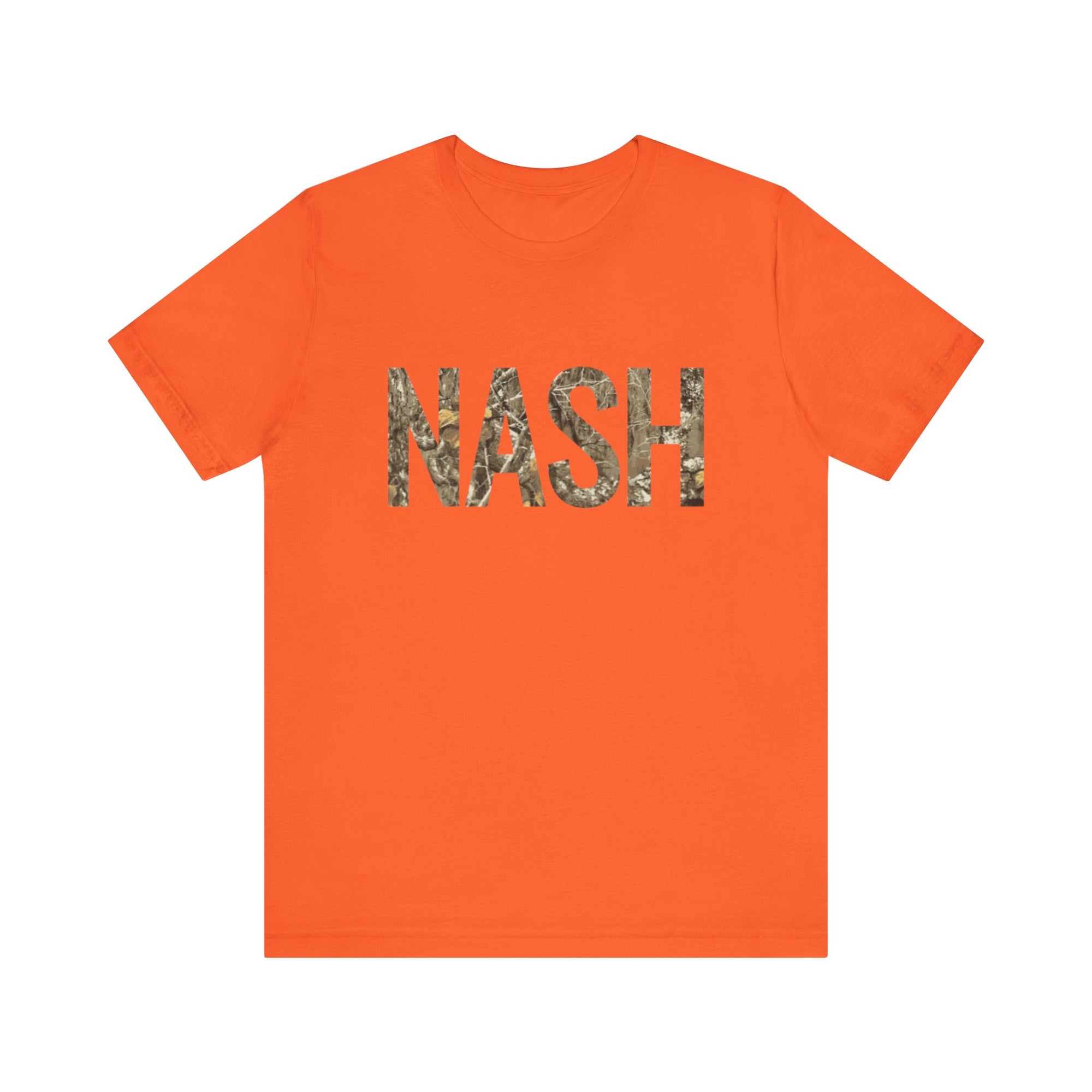 Nash Woodland Camo Orange T Shirt
