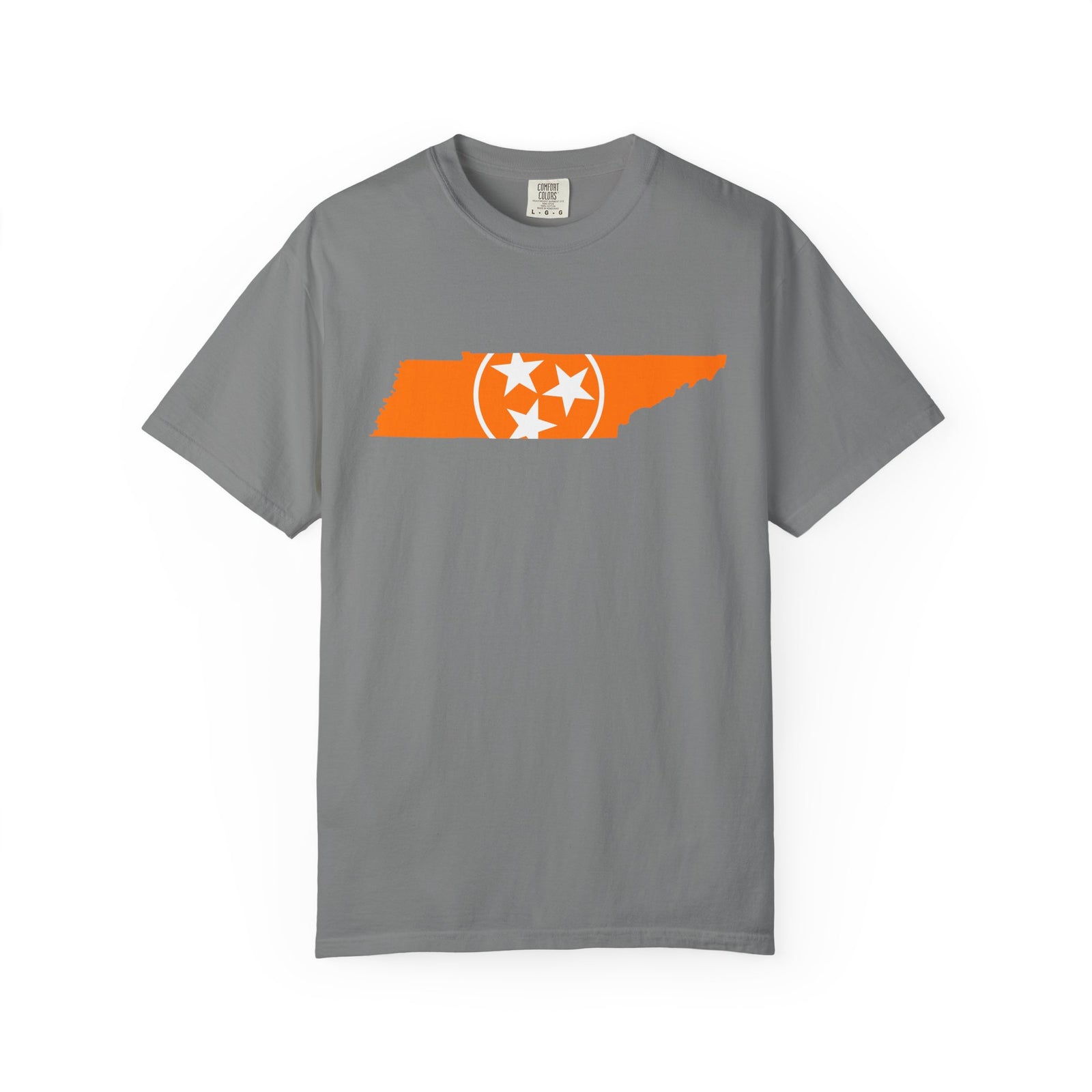Tennessee Orange Flag Gray T-Shirt