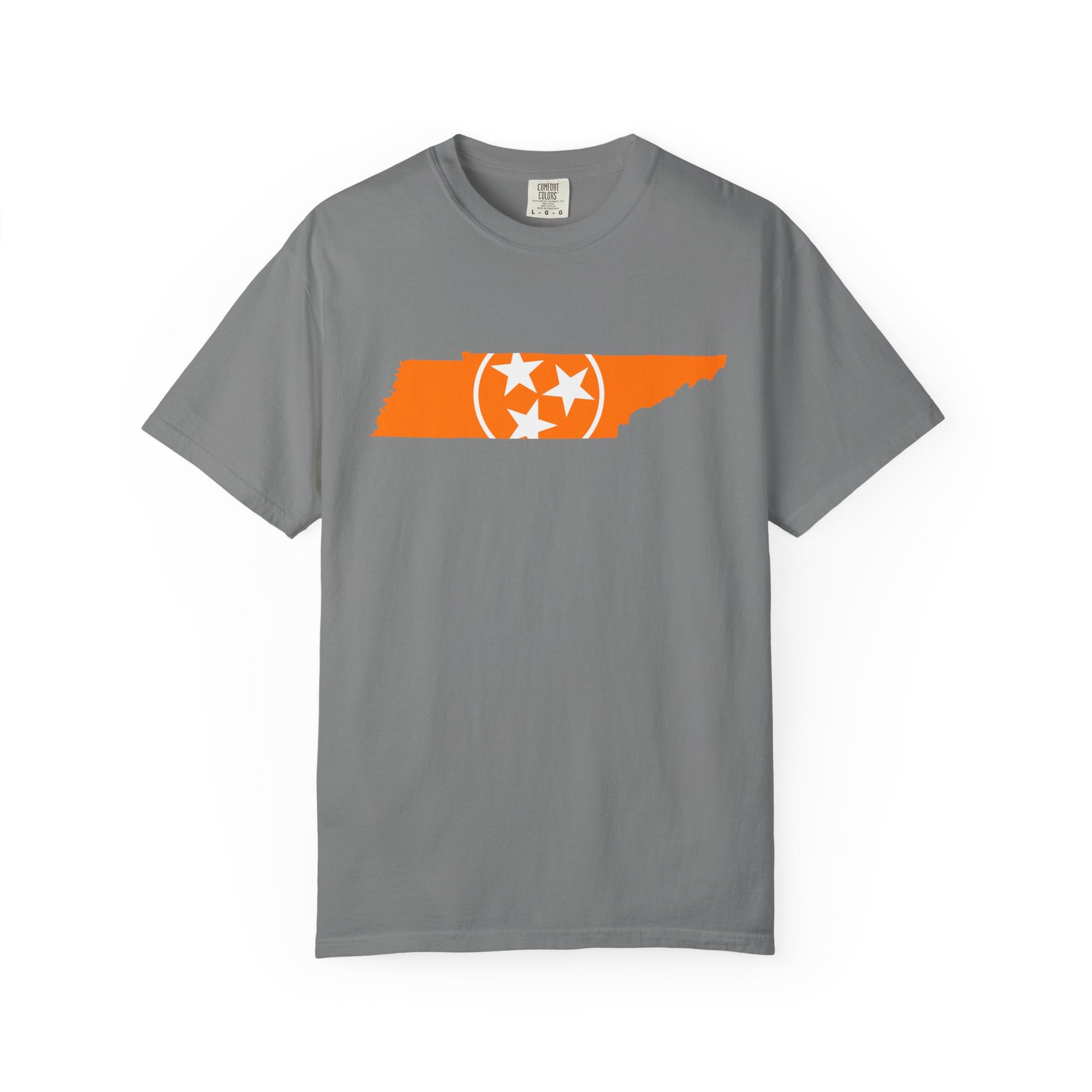 Tennessee Orange Flag Gray T-Shirt