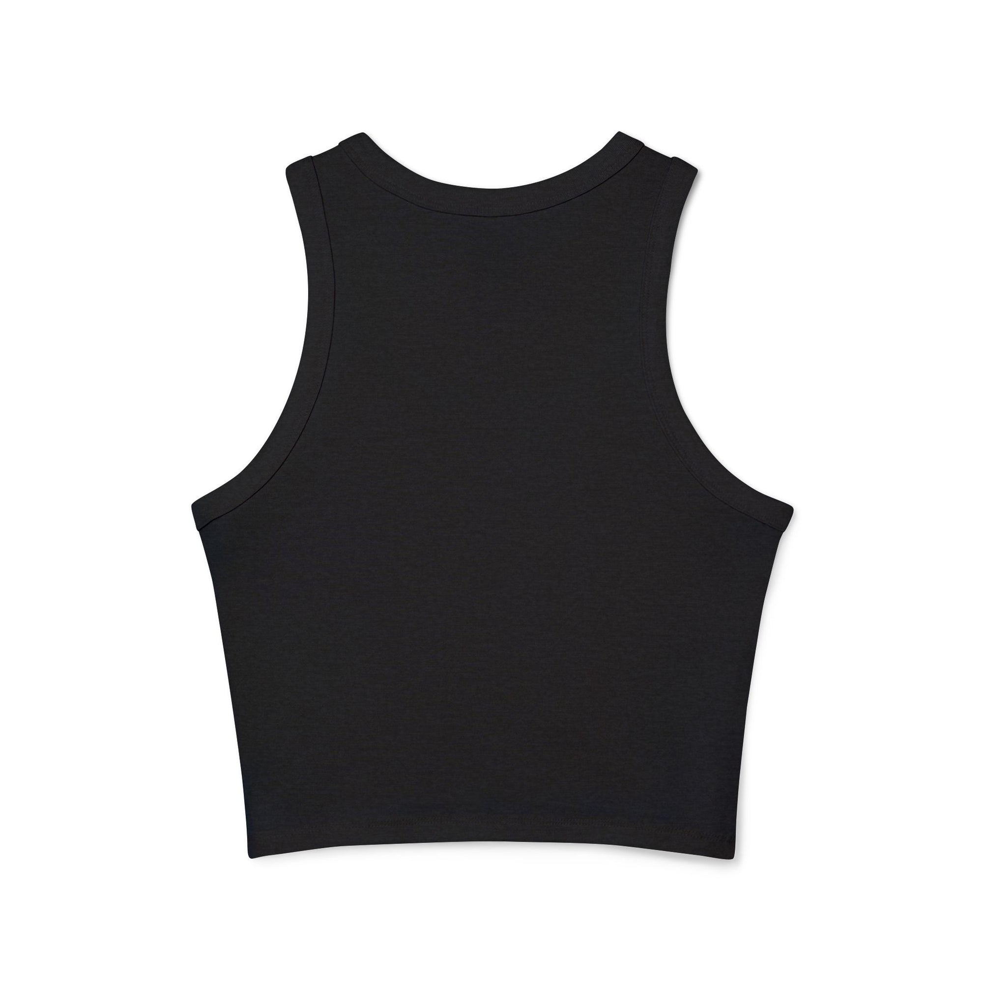Tennessee Flag Stars and Stripes Cropped Black Tank Top