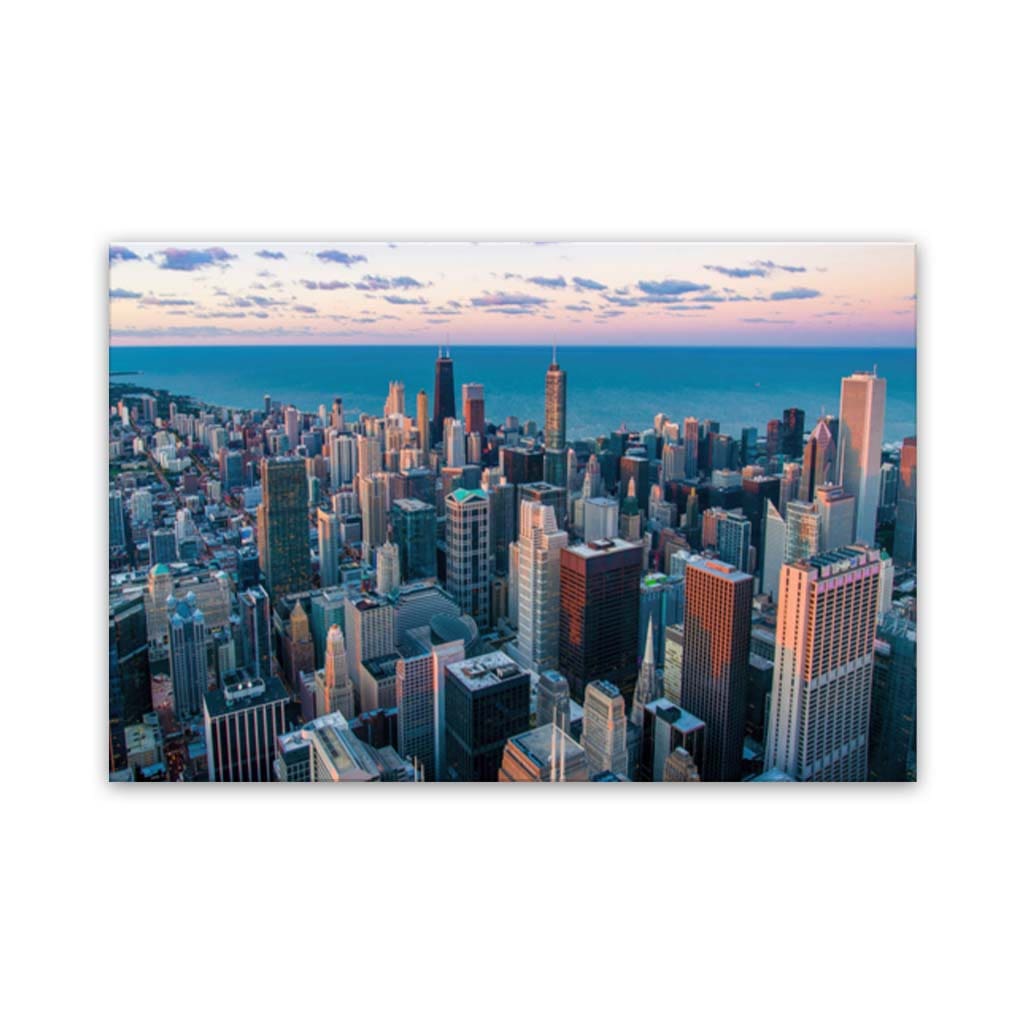 Chicago Skyline Canvas Wall Art Print