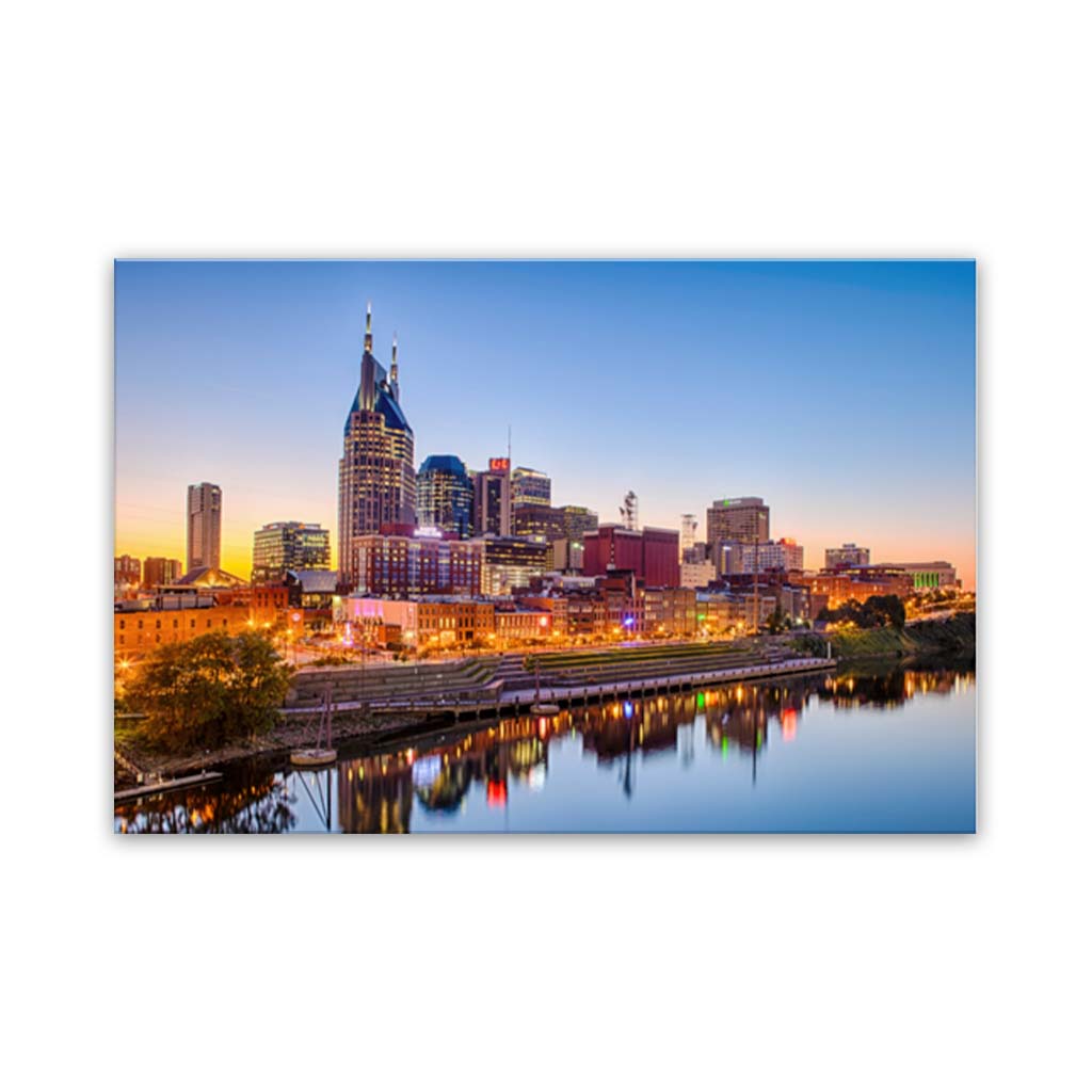 Nashville Skyline Canvas Wall Art Print - Canvas Ready To Hang
