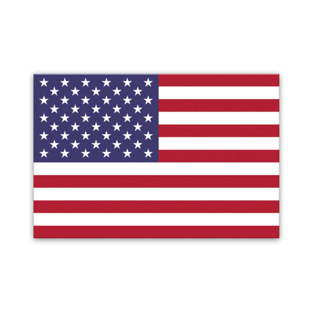 American Flag Silhouette Canvas Wall Art Print - Canvas Ready To Hang