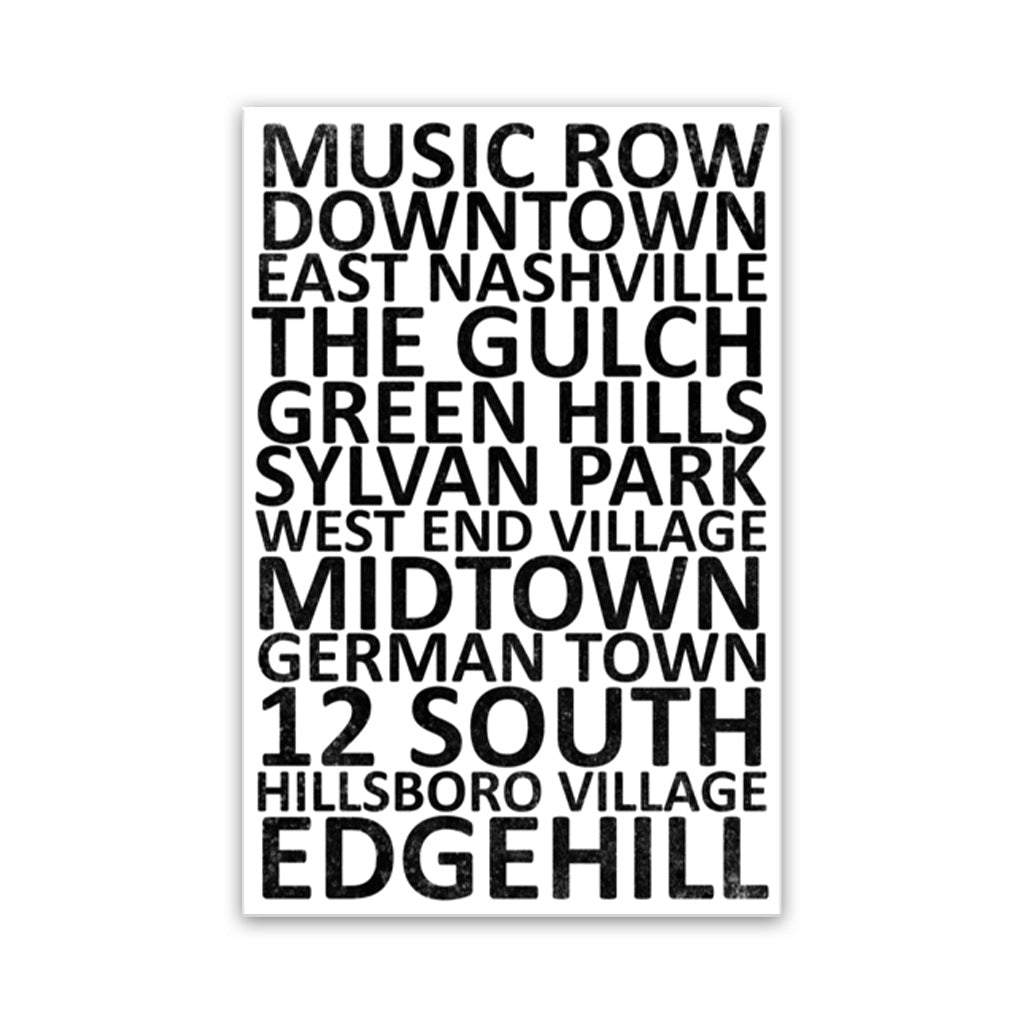 Nashville Neighborhood Canvas Wall Art Print - Canvas Ready To Hang