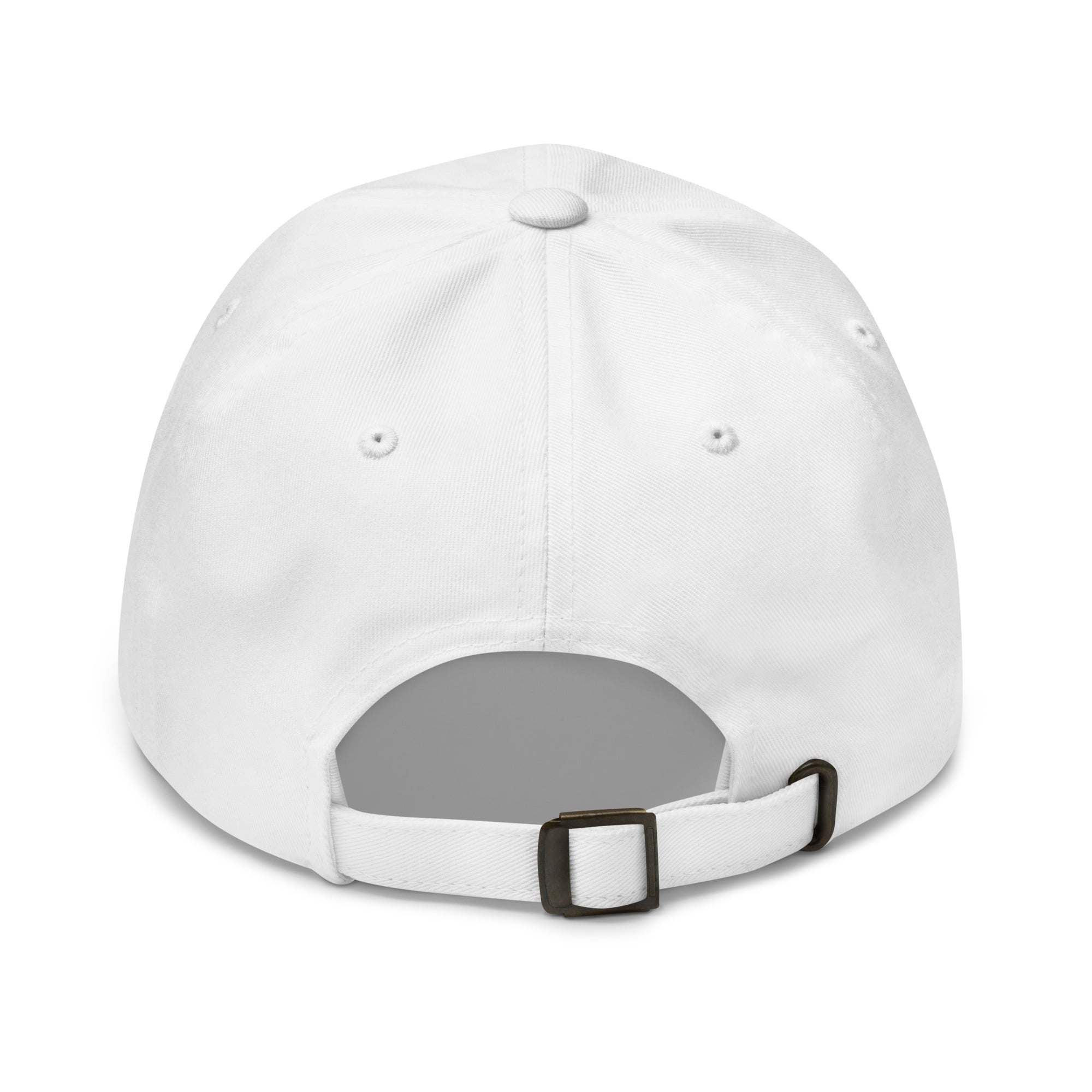 Curved Nash White Dad Hat