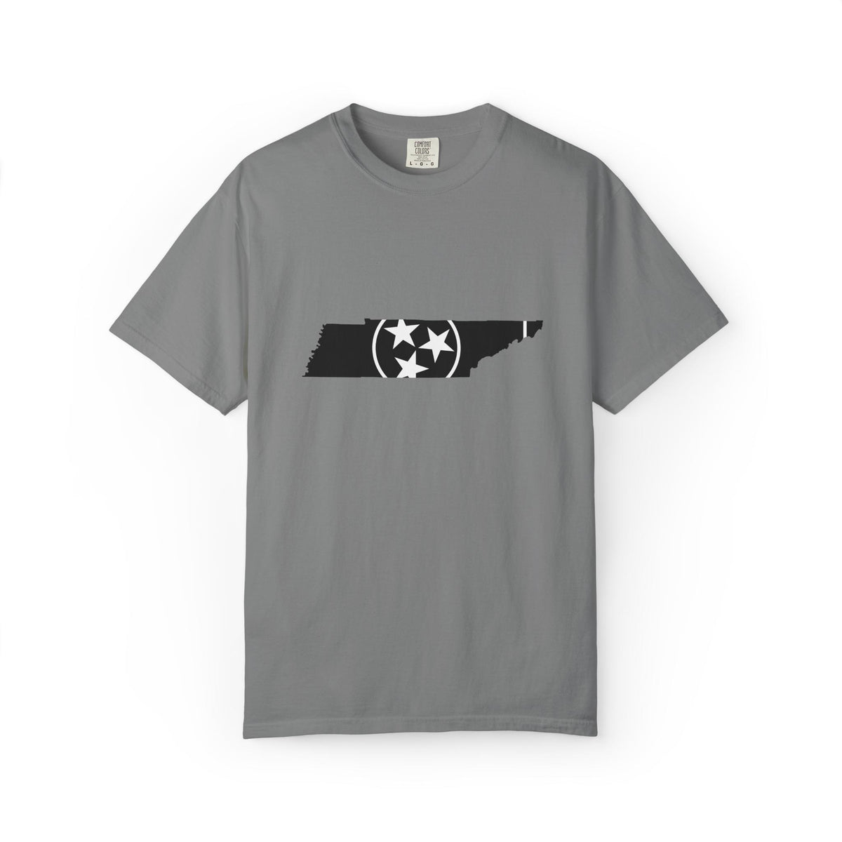Black and White Tennessee Flag T Shirt