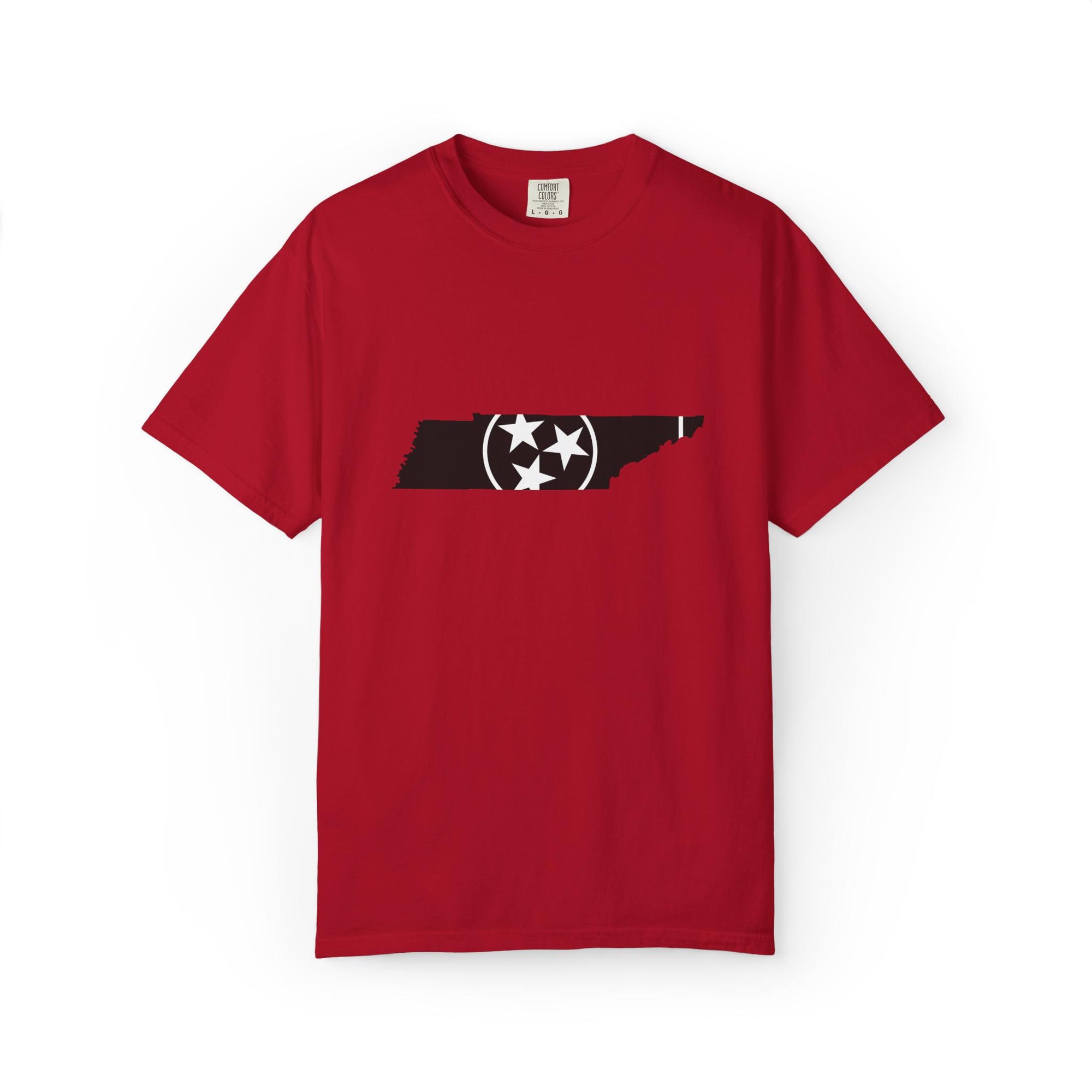 Black and White Tennessee Flag T Shirt