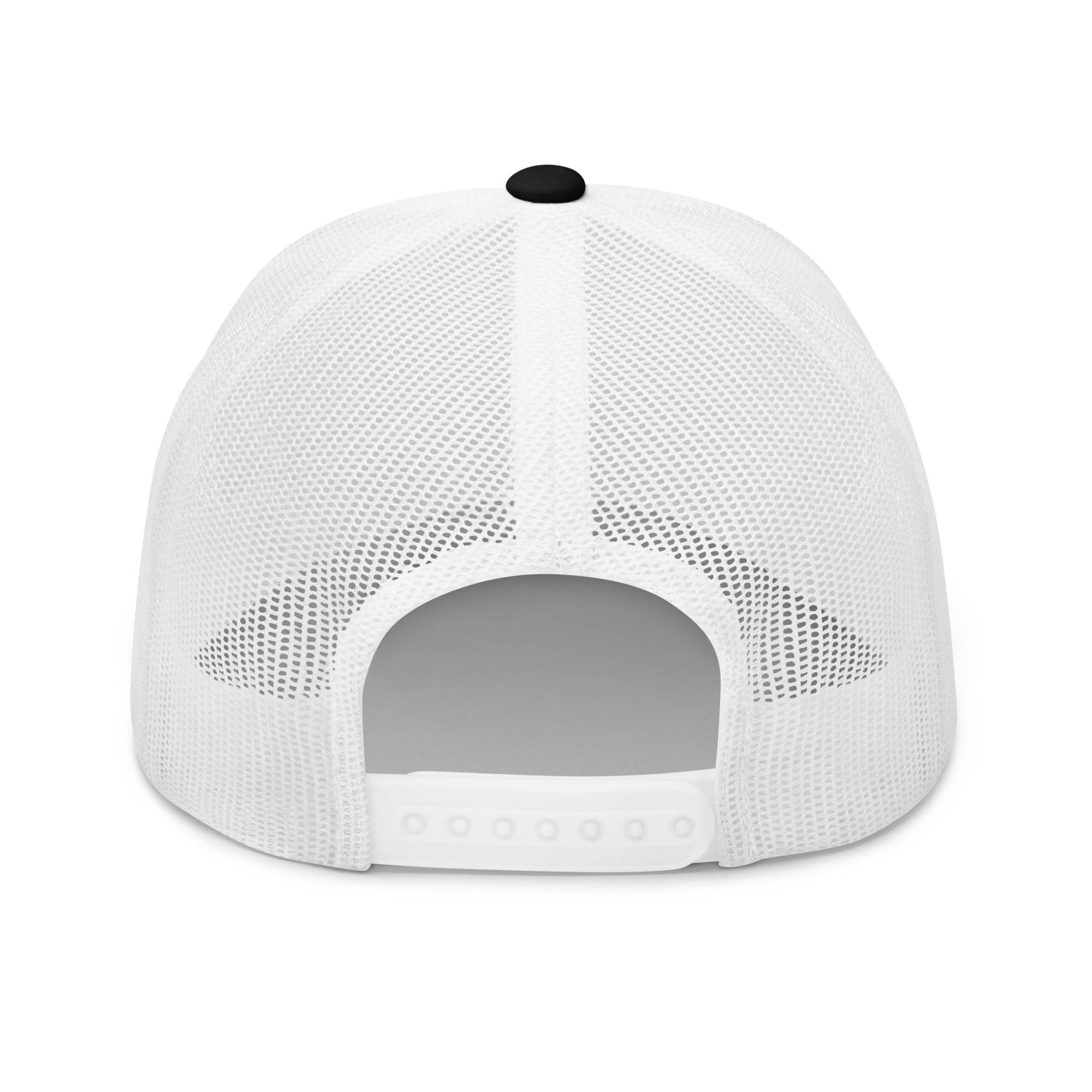 Tennessee Flag Trucker Hat (Black & White)