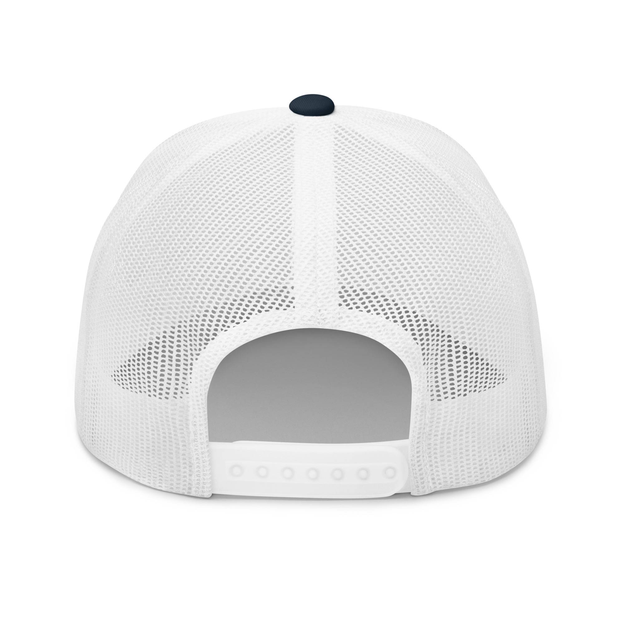 Black and White Tennessee Flag Trucker Hat