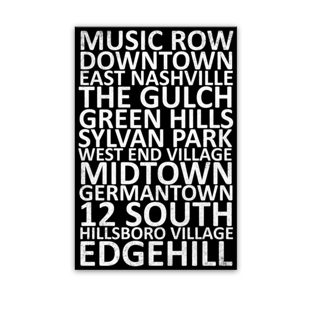 Nashville Neighborhood Canvas Wall Art Print - Canvas Ready To Hang